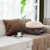 Sunday Praise Soft Thick Velvet Throw Pillow Covers 18 x