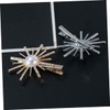 Baluue 4pcs Rhinestone Hair Clips for Women Elegant Barrettes Hair
