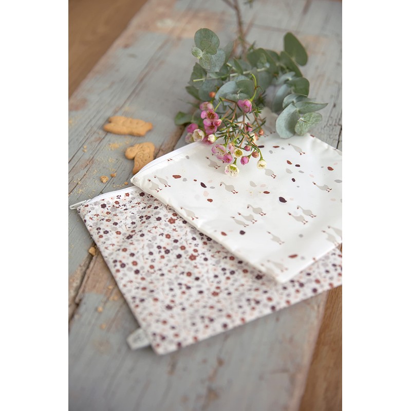 LÄSSIG LÄSSIG Reusable Storage Bag, Snack Bag, 2 Pieces /