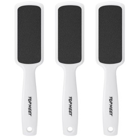 Topmeet Foot File for Dead Skin - Dual Sided Foot Rasp Callus Removers, Professional Pedicure Tool for Soft, Smooth Feet (White)