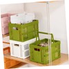 SUPVOX Stackable Pantry Storage Basket Folding Storage Basket Household Storage