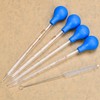 HATANSE 4 x Glass Pipettes Dropper, Drip Pipettes, Pipette Glass,