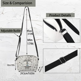 Ultrasound Tech Gift Sonographer Crossbody Bag RDMS Grad Gift (Just A Little HCB)