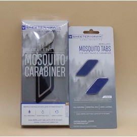 Skeeter Hawk Repellent Mosquito Carabiner with 4 Tabs 6" New Skeeter Hawk