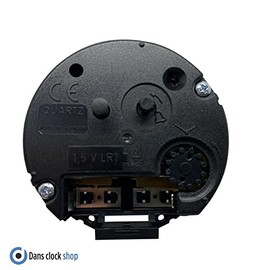 Replacement German Round Quartz Carriage Clock Alarm Movement Mechanism 9.8mm Shaft