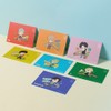 Monami [Monami] TinyTAN Oil-based Marker_7-piece_Postcard Set (Dynamite)