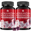 Sugar-Free Astaxanthin 24mg Gummies with Resveratrol, Vitamin B1, Coconut Oil