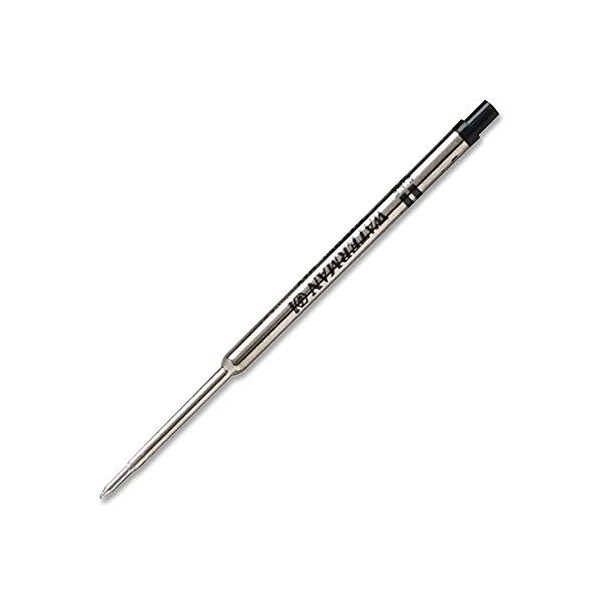 WATERMAN Ballpoint Pen Refill, Medium Point, Black Ink (834254)