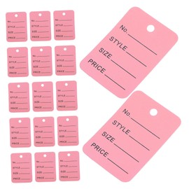 CAXUSD 1000pcs Price Tags with String Writable Kraft Paper Hang Tags for Jewelry Clothing Shoes Artworks Easy Attachment Display for Retail Pricing