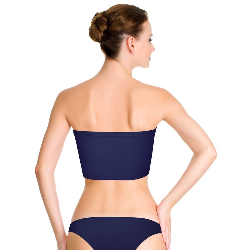 Blulu Brasier sin Tirantes para Mujer, 4 Piezas, sin Mangas,