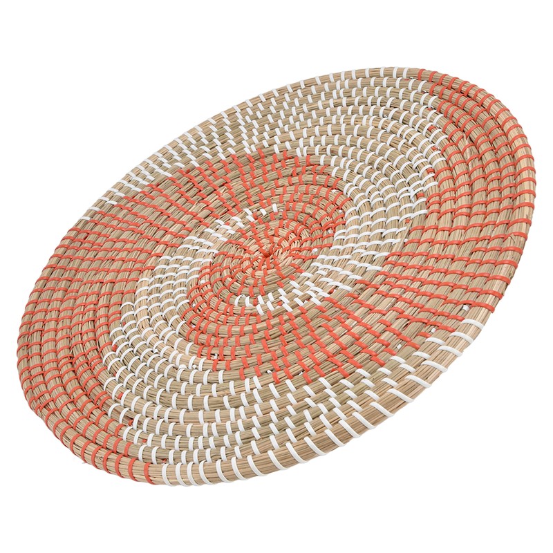 Wall Basket Natural Rattan Exquisite Rustic Decorative Hanging Woven Wall