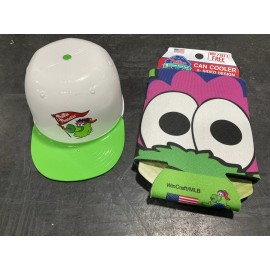 Fathead PHILLIES 2024 PHILLIE PHANATIC ICE CREAM HAT HELMET & SMALL KOOZIE NEW SGA