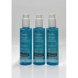 Neutrogena Hydro Boost Hydrating Hyaluronic Acid Cleansing Gel, 6 oz ( Lot of 3)