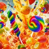 Net 1.2 LB Rainbow Twisty & Swirl Lollipops 32 Pack