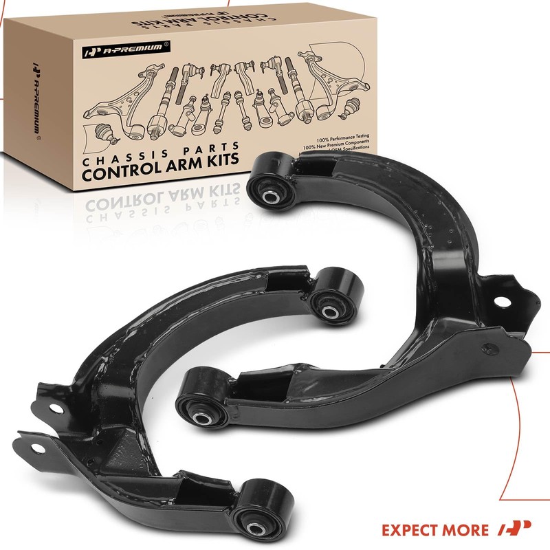 A-Premium 2 x Rear Upper Control Arm with Bushing, Compatible