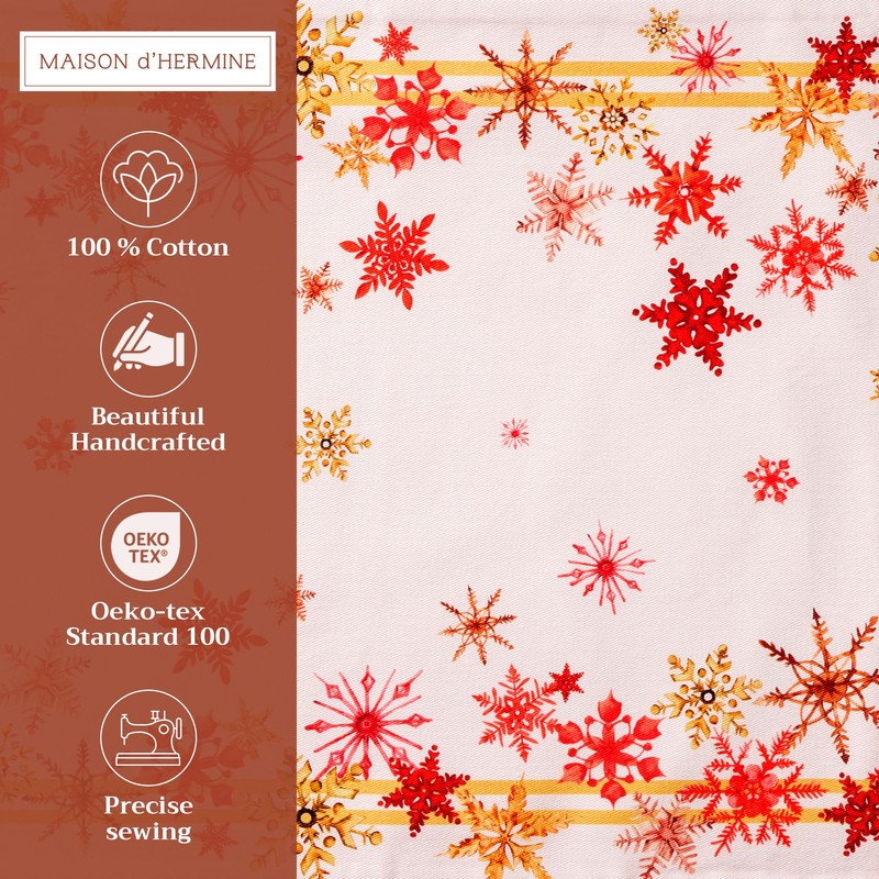 Maison d'Hermine 100% Cotton Set of 4 Placemats for Dining