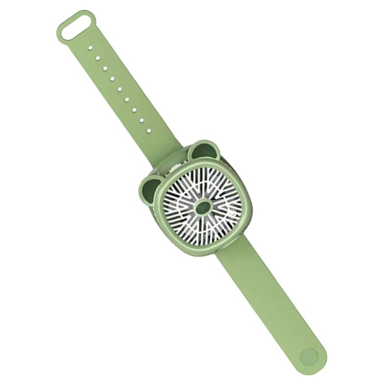 Mini Fan Watch USB Charging Rechargeable 3 Gear Portable Wrist