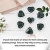 Moss Agate Stone Heart - Pack of 2 Crystal Heart
