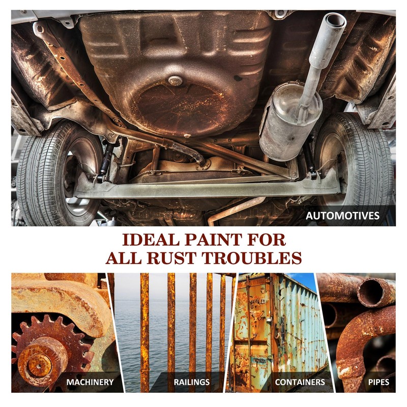 Rust Converter for Metal - Black Metal Primer and Rust