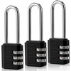 Cieex Padlock Combination Lock, 3 Digit Combination Code Lock, Small