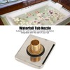 Waterfall Tub Nozzle G1/2 Male Thread Stainless Steel Wall Mounted