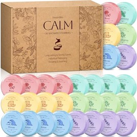 Shower Steamers 30 PCS with Individually Wrapped, Shower Bombs for Women with 6 Rich Scents, Rose Peppermint Citrus Eucalyptus Ocean Lavender, Mother's Day Valentines Birthday Present for Mom Wife Men