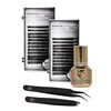 KC Republic Lash Eyebrow Extensions Kit with 2 Trays of