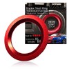 World Import 86/BRZ Starter Ring Aluminum Cover Garnish (Red)