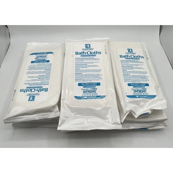 SAGE Set Of 25 Fragrance-Free Bath Cloths by Sage Products