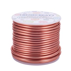 Benecreat 12, 17, 18 Gauge Anodised Aluminium Craft Wire, for Jewellery and Crafts, Friesian Floral Coloured Aluminium Craft Wire