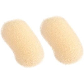 Women's hair tie, fluffy hair pad hair clip，2PCS (Style1, One size)