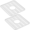 DecorRack 2 Sink Protectors for Kitchen Sink, Plastic 12" x