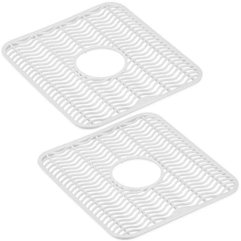 DecorRack 2 Sink Protectors for Kitchen Sink, Plastic 12" x