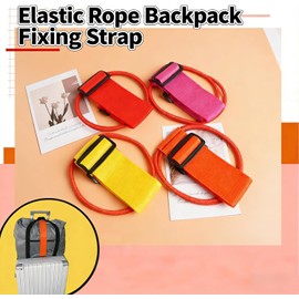 Genérico Multi Use Strong Adjustable Luggage Connector Straps, 2026 New Flexible Luggage Straps for Suitcases, Adjustable Elastic Fastening Belt, Add a Bag Easy to Travel Suitcase (Colorful*2)