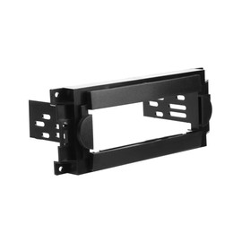 Scosche CR1286B Single DIN Radio Dash Kit Compatible with Select 2004-10 Chrysler, Dodge, Jeep and Mitsubishi - Aftermarket Car Stereo Installation - Does Not Fit Double DIN - See Fit in Guide Images