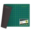 NEWBRAUG 12'' × 18'' Durable Self Healing Cutting Mat, Double