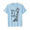 Funny design Giraffe Moo I'm A Goat Farm Zoo Animal