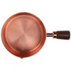 Sauce Pan Wooden Handle Rose Gold Stainless Steel Sauce Pot