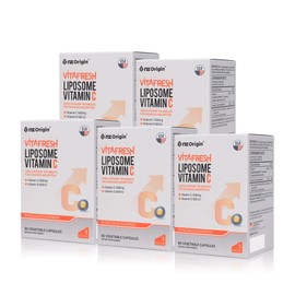 ANGET ORIGIN Enget Origin Liposomal Vitamin C Vita Fresh Liposomal 60 Capsules, 5 / 엔젯오리진 리포좀 비타민C 비타프레쉬 리포조말 60캡슐, 5개