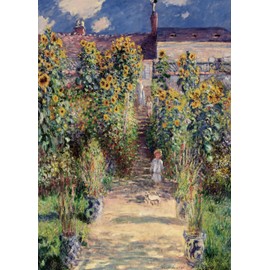 Jigsaw Puzzles for Adults 1000 Piece The Artist's Garden at Vétheuil by Claude Monet 27.56 x 19.69 Inch Jigsaw Puzzle for Adults Educational Game 1000 Pieces Puzzles for Adult