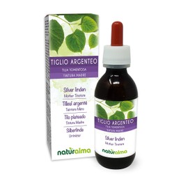 Silver Lime (Tilia tomentosa) Flowers and Bracts (Leaves) Alcohol-Free Mother Tincture Naturalma | Liquid Extract Drops 120 ml | Dietary Supplement | Vegan