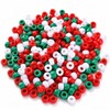 500Pcs Christmas Pony Beads Bulk Acrylic Beads for Jewelry Making
