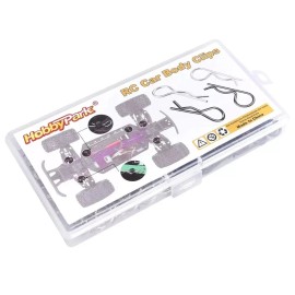 Universal, For Traxxas 200Pcs Universal RC Car Body Clips Silver & Black R Pins for 1/10 Scale Traxxas