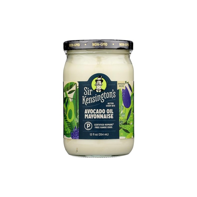 Sir Kensington's Avocado Oil Mayonnaise, Non GMO, 12 Fluid Ounces
