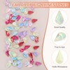 MECCANIXITY Tear Drop Rhinestones for Jewelry Making DIY for Nails