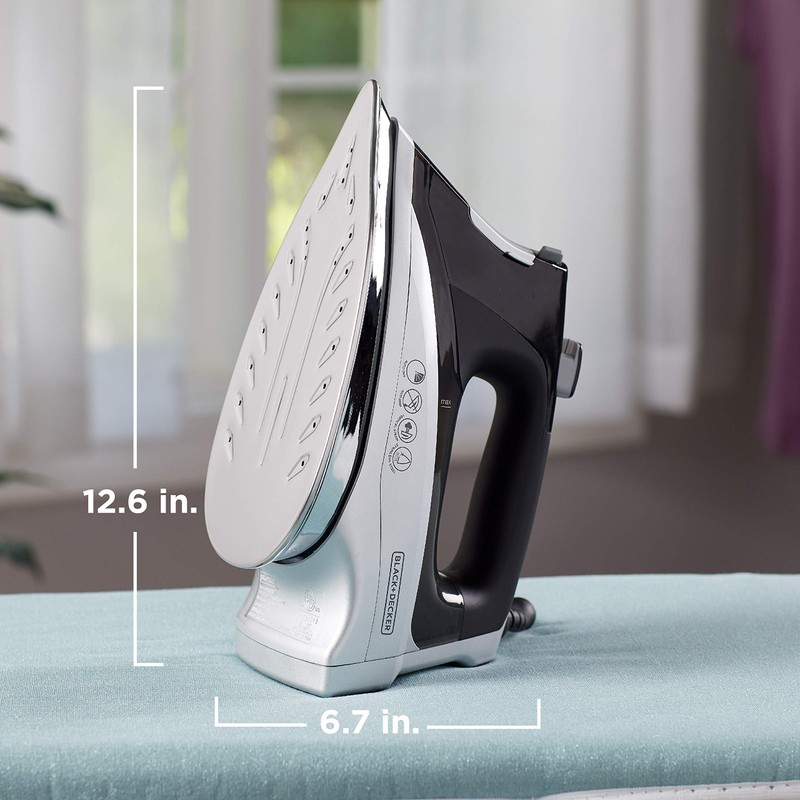 BLACK+DECKER Allure Digital Professional Steam Iron, D3060, 30% More Steam,