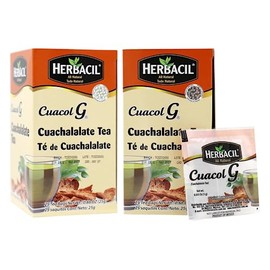 Herbacil Te De Cuachalalate, 2-pack of 25 tea bags per box (50 bags)