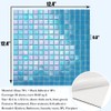 DICOFUN 2 Sheet Rainbow Peel and Stick Backsplash for Kitchen