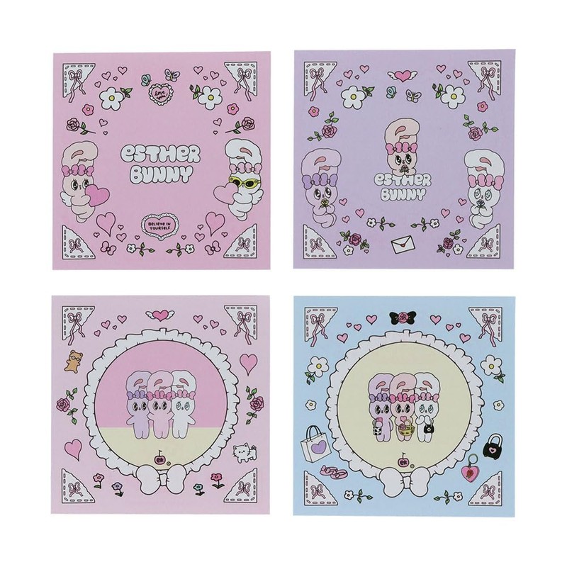 Sun-Star Stationery S2850885 Ester Bunny Goods, Memo Pad, Square, Window