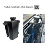 Melincars Coolant Reservoir Tank,Aluminum Universal Radiator Overflow tank for Efficient
